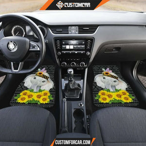 Elephant Mandala Sunflowers Car Floor Mats Car Accessorries 