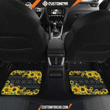 Elephant Sunflower Art Car Floor Mats Car Accessorries 