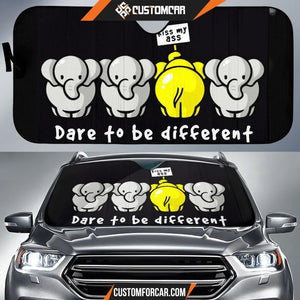 Elephants Funny Car Sun Shades Auto