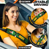 Elf Movie Seat Belt Covers | Elf Buddy Standing Green Plaid