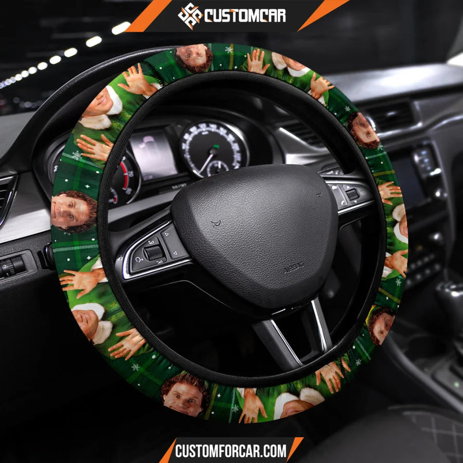 Elf Movie Steering Wheel Cover | Funny Elf Buddy Actions