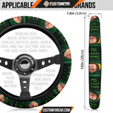 Elf Movie Steering Wheel Cover | Funny Elf Buddy Face