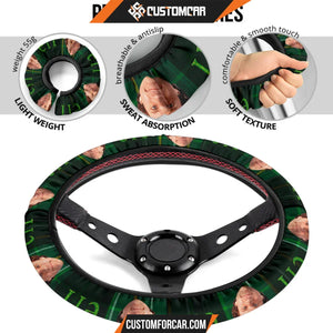 Elf Movie Steering Wheel Cover | Funny Elf Buddy Face