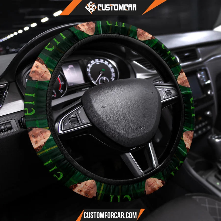 Elf Movie Steering Wheel Cover | Funny Elf Buddy Face