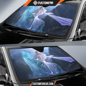 Elsa And Horse Frozen Car Sun Shades Cartoon Car Decor 2021 