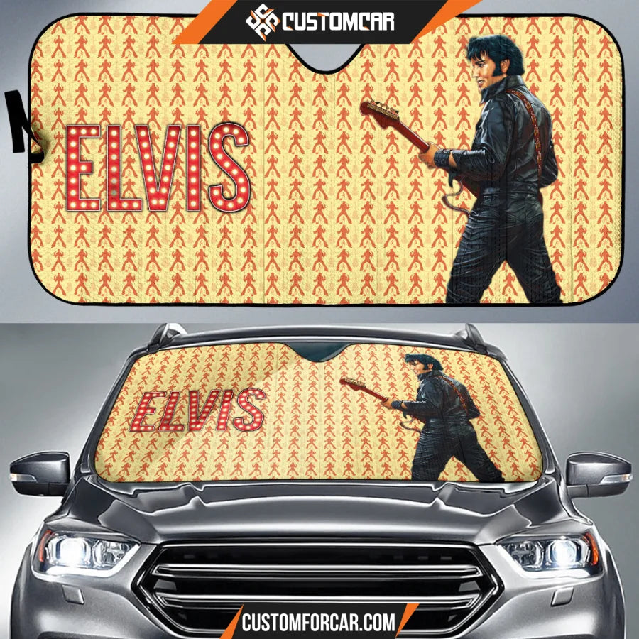 Elvis Presley Car Sun Shade Singer Car Accessories Custom