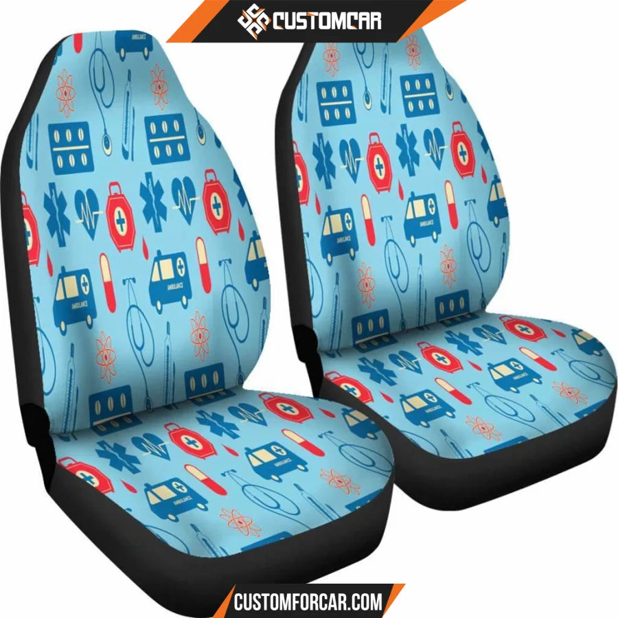 EMT Ambulance Car Seat Covers Decor For Car Ideas R0313025 -