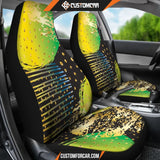 Energizing Neon Dots Car Seat Covers DECORINCAR