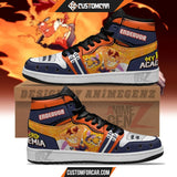 Enji Todoroki Endeavor JD Sneakers Custom Anime My Hero