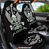 Escape Car Seat Covers  Rock N Roll Yoga Skeleton Wings Guitar Seat Covers R042611 DECORINCAR 3