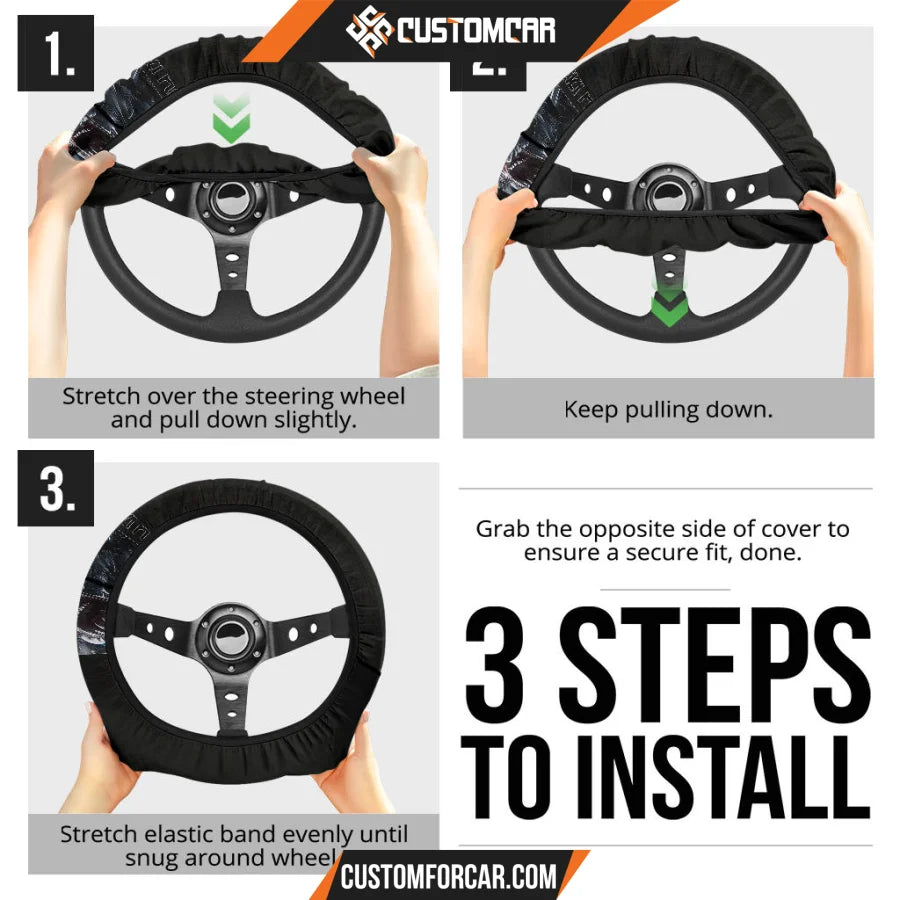 Falco Grice Jaw Titan Attack On Titan Steering Wheel Cover