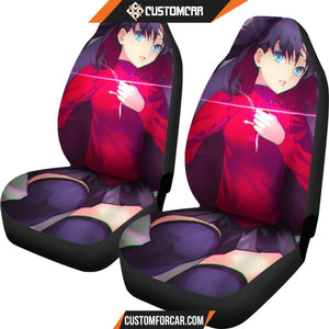Fate/Stay Night Car Seat Covers Rin Fate Holding Magic Ruby Necklace Seat Covers R4801 DECORINCAR 4