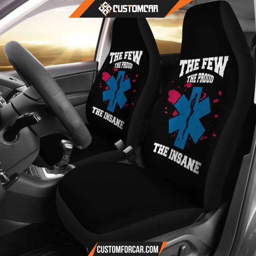 Few The Proud The Insane EMT Car Seat Covers Decor For Car 