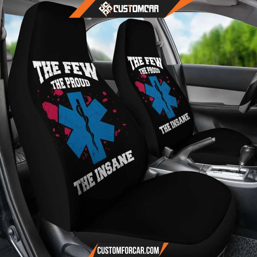 Few The Proud The Insane EMT Car Seat Covers Decor For Car 