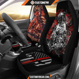 Firefighter Art Car Seat Covers Decor For Car Ideas R0313021