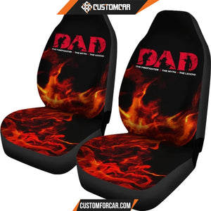 Firefighter Dad Car Seat Covers Decor For Car Ideas R031302 