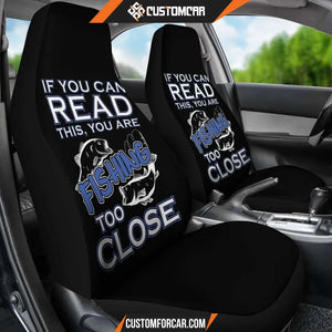 Fishing Too Close Car Seat Covers Decor For Car Ideas 