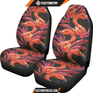 FLAMINGOS RED CAR SEAT covers Car Accessories UNIVERSAL FIT 
