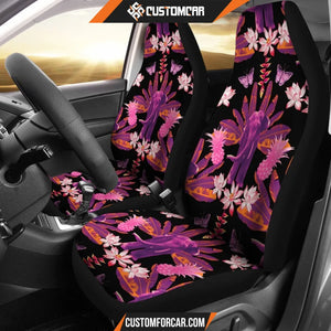 Floral Banana Leaves Elephant Print Universal Fit Car Seat 