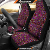 Flowery Mandala Mosaic Car Seat Covers DECORINCAR