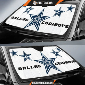 Football Team Car Sunshade | Dallas Cowboys Blue Stars Sun 