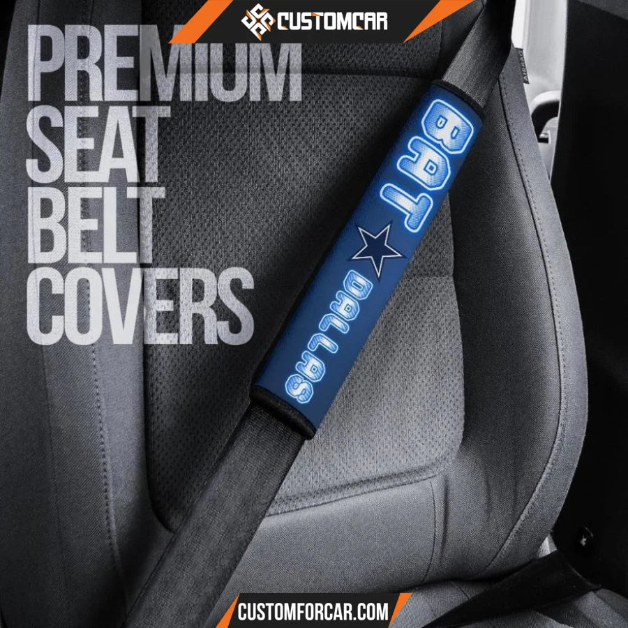 Football Team Seat Belt Covers | Batman Bat Dallas Cowboys 