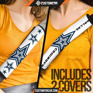 Football Team Seat Belt Covers | Dallas Cowboys Blue Stars 