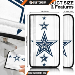 Football Team Seat Belt Covers | Dallas Cowboys Blue Stars 