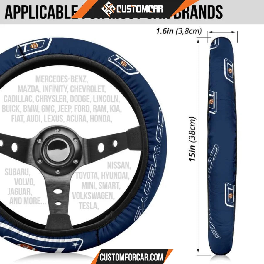 Football Team Steering Wheel Cover | Dallas Cowboys Football