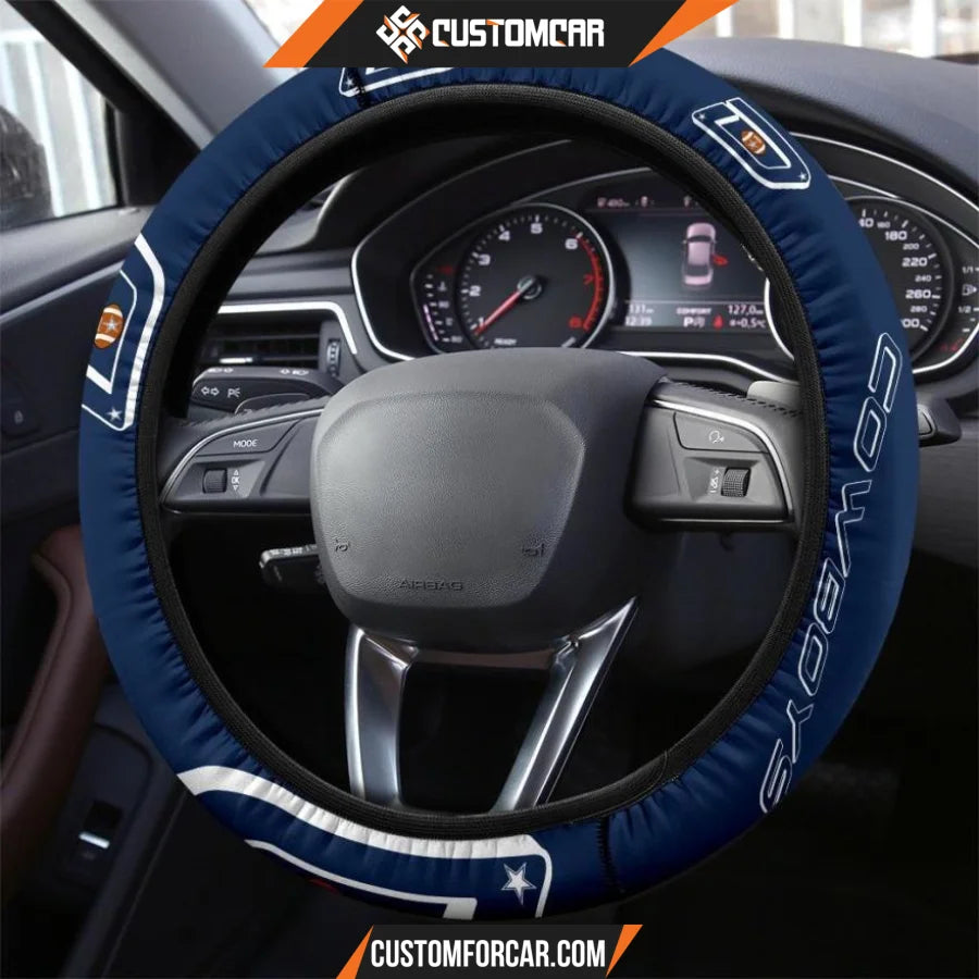 Football Team Steering Wheel Cover | Dallas Cowboys Football