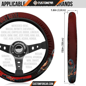 Fortnite Game Steering Wheel Cover Buscador Seeker Skin