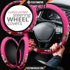 Fortnite Game Steering Wheel Cover Crusher Valentine Skin