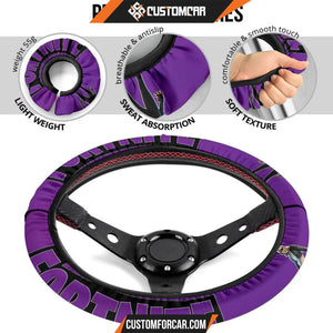 Fortnite Game Steering Wheel Cover Siren Noir Black Skin