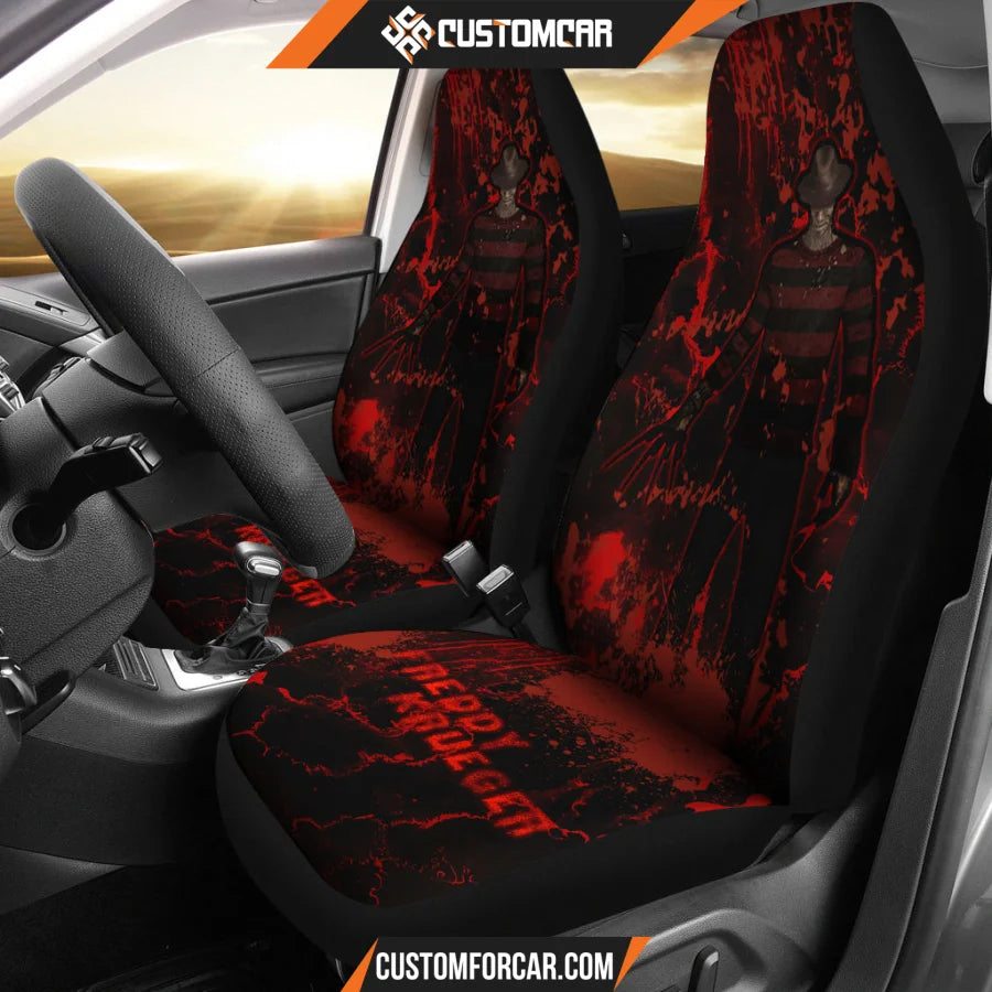 Freddy Krueger Car Seat Covers Horror Movie Car Accessories