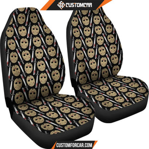 Friday The 13th Jason Voorhees Pattern Car Seat Covers Movie