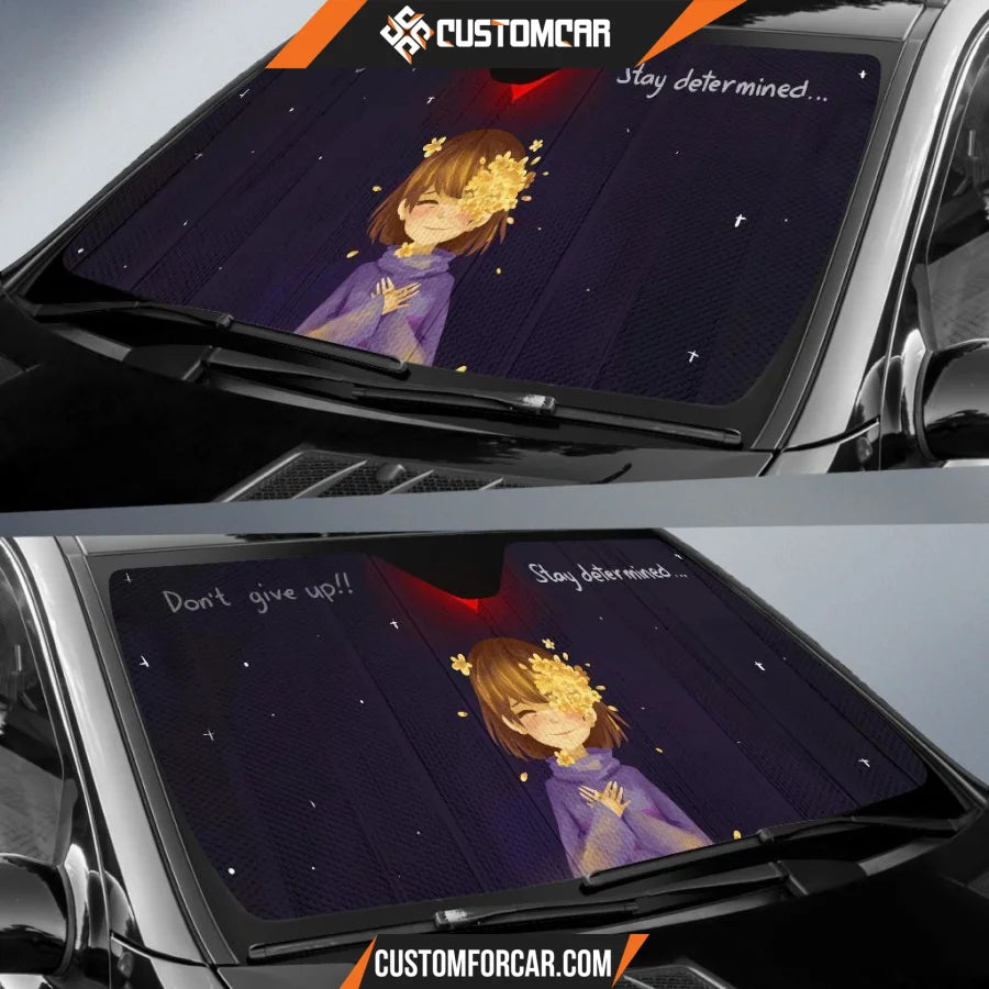Frisk Undertale Car Sun Shades Anime Decor In Car D031501 - 