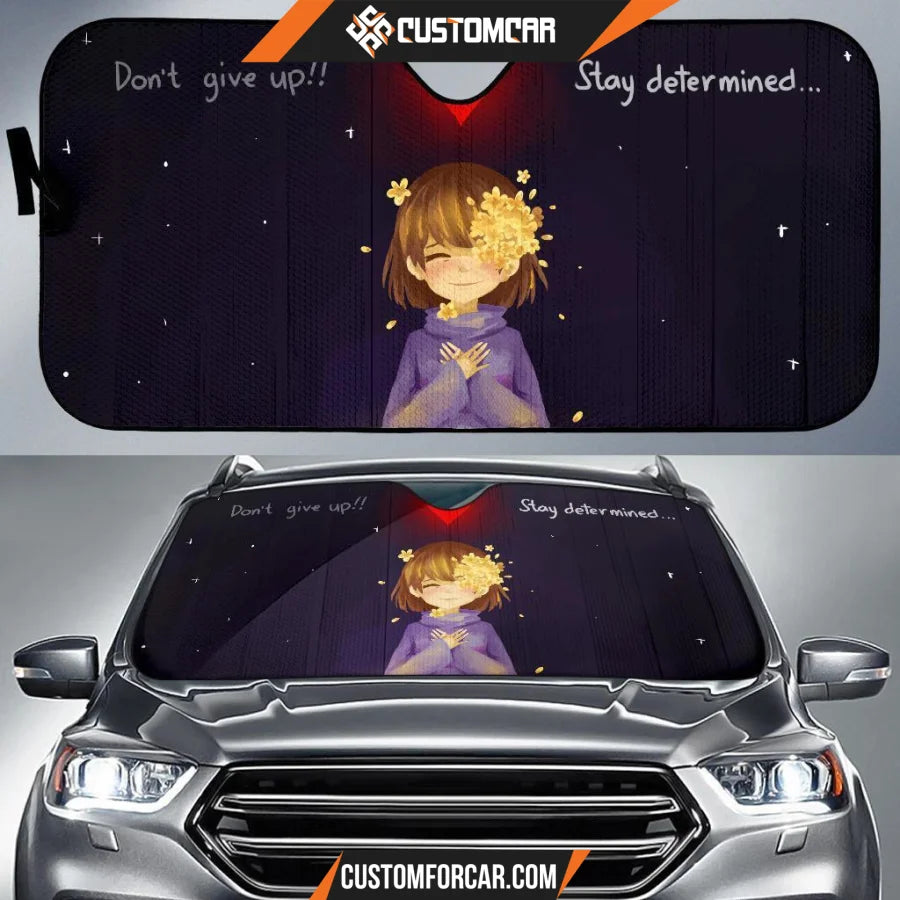 Frisk Undertale Car Sun Shades Anime Decor In Car D031501 - 