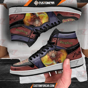 Fuegoleon Vermillion JD Sneakers Black Clover Custom Anime