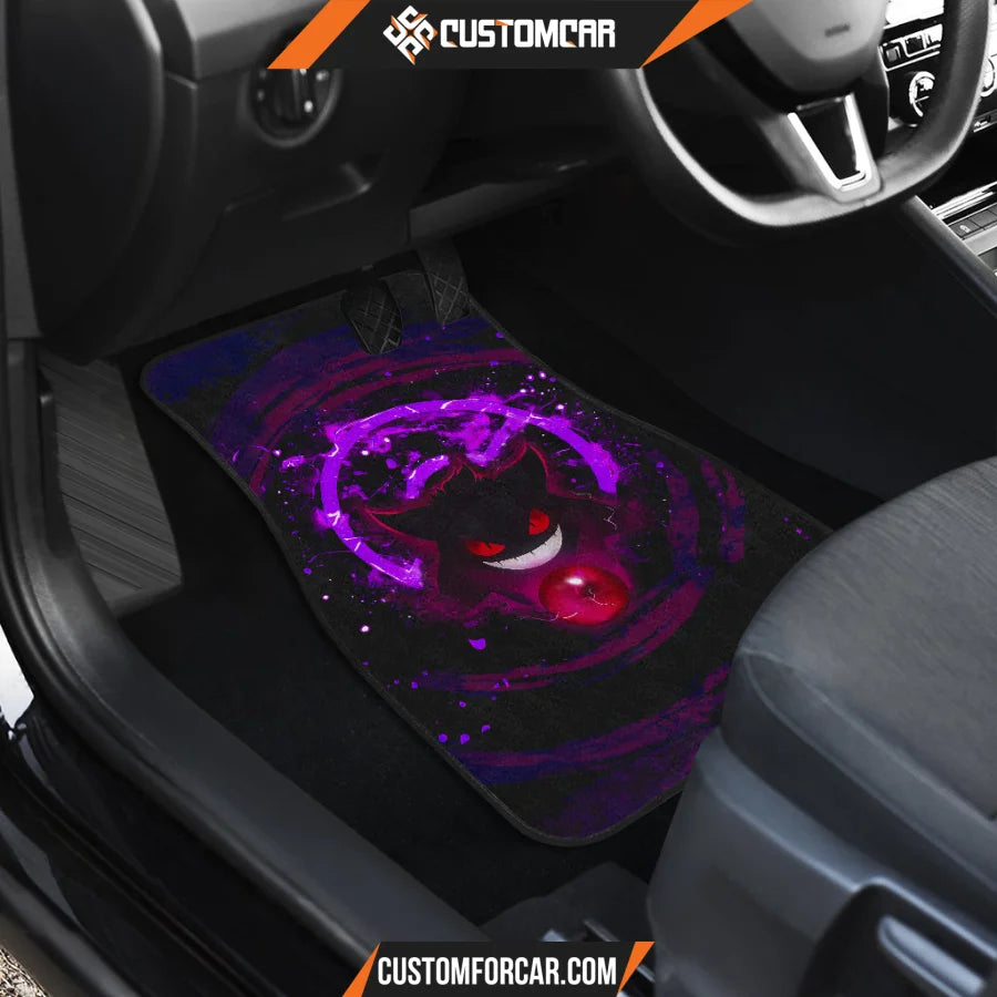 Gengar Pokemon Car Floor Mats Anime Car Accessories Custom