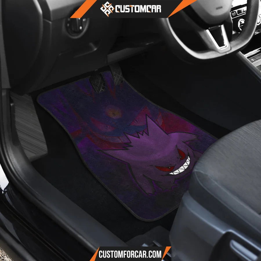 Gengar Pokemon Car Floor Mats Anime Car Accessories Custom