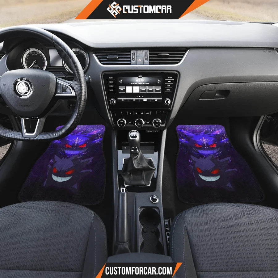 Gengar Pokemon Car Floor Mats Anime Car Accessories Custom