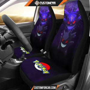 Gengar Pokemon Car Seat Covers Anime Car Accessories Custom