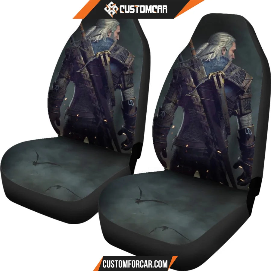 Geralt Car Seat Covers The Witcher 3: Wild Hunt Game Car 