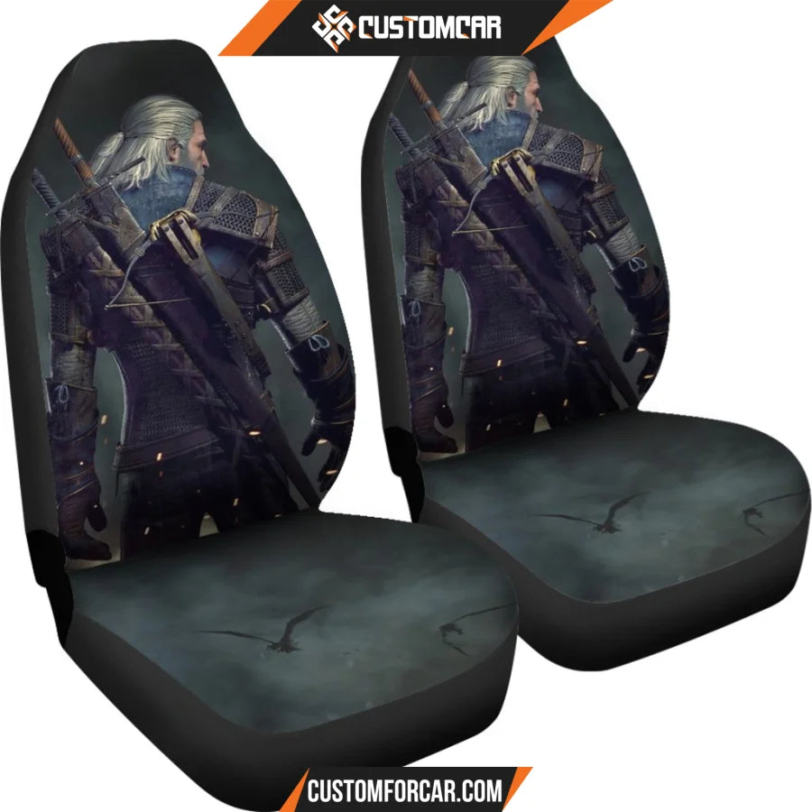 Geralt Car Seat Covers The Witcher 3: Wild Hunt Game Car 