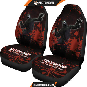 Ghostface Scream Car Seat Covers Horror Movie Car