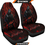Ghostface Scream Car Seat Covers Horror Movie Car