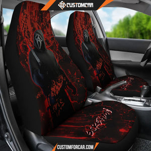 Ghostface Scream Car Seat Covers Horror Movie Car