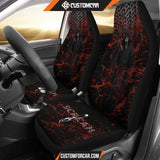 Ghostface Scream Car Seat Covers Horror Movie Car