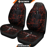 Ghostface Scream Car Seat Covers Horror Movie Car