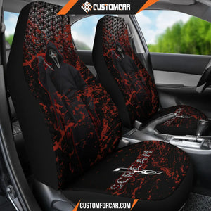 Ghostface Scream Car Seat Covers Horror Movie Car